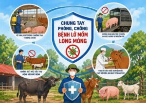 Lở mồm long móng ở gia súc nhận biết sớm để bảo vệ đàn vật nuôi