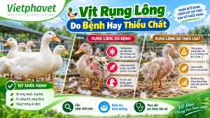 🦆 Vịt Rụng Lông Do Bệnh Hay Thiếu Chất